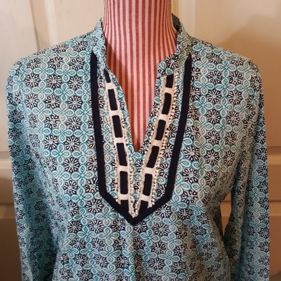 St. Tropez West Tunic Length Top/Blouse/Shirt. Sm. - Picture 2 of 8